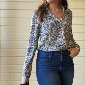 Express Patterned Women’s Blouse | sz Medium